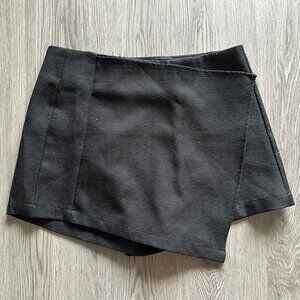 Fab'rik Black Mini Skort Skirt - Size Small